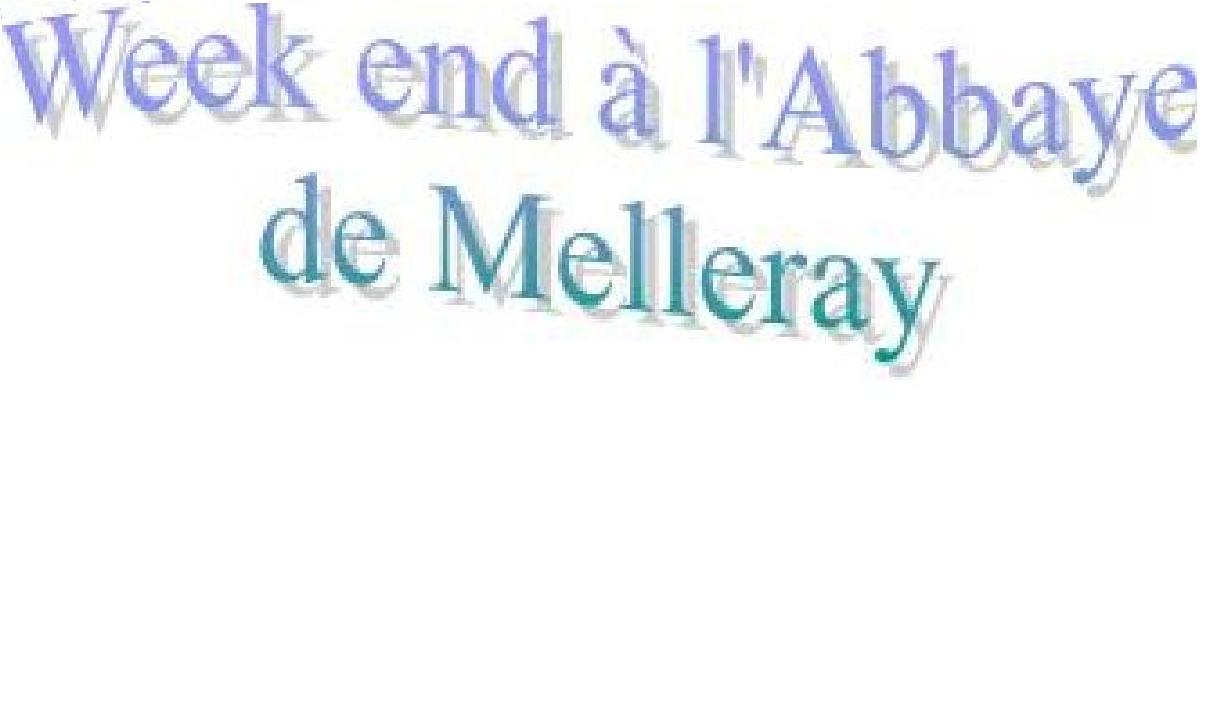 Week-end à l’abbaye de Melleray