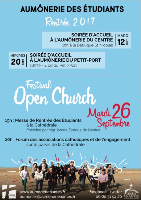 Messe de rentrée des étudiants