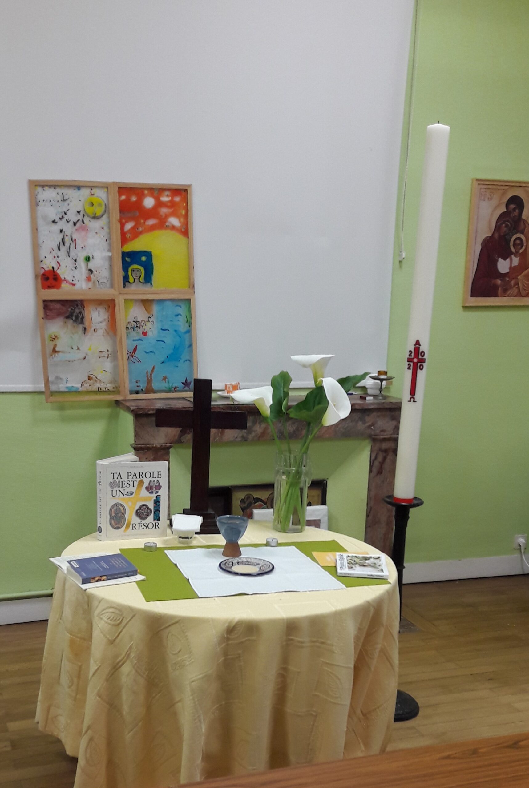 Célébration à la Maison paroissiale