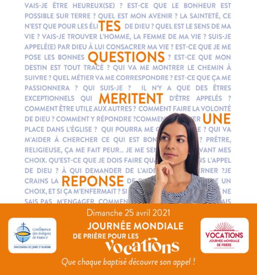 Journée mondiale de prière pour les vocations