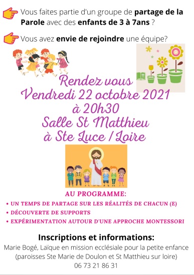 Réunion autour du partage de la parole pour la Petite enfance