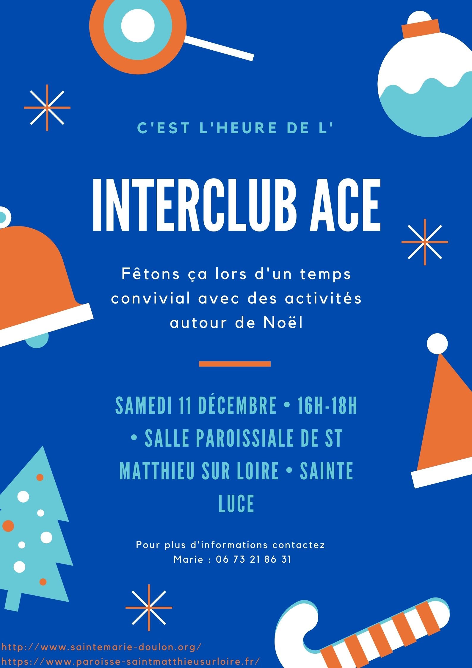 Interclub de Noël pour les enfants de l’ACE