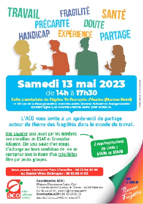 Après-midi de partage autour du thème des fragilités dans le monde du travail