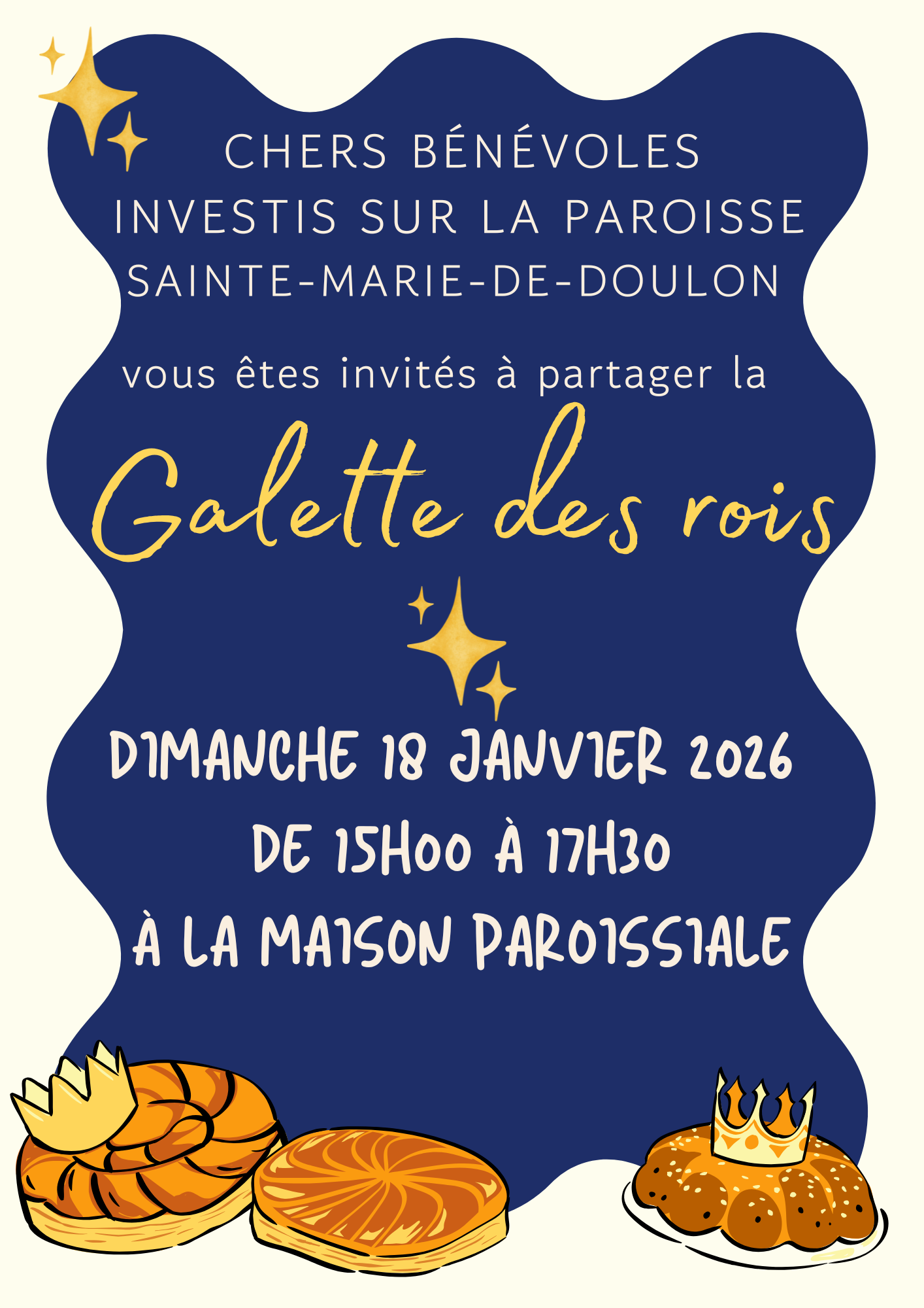 Galette des Rois des bénévoles de la Paroisse